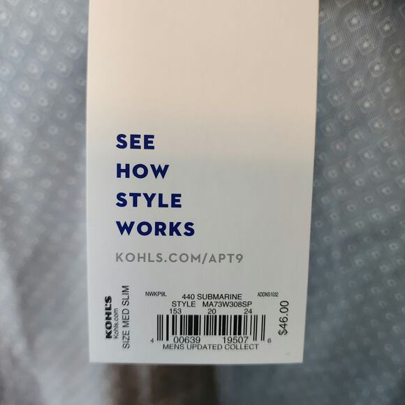 Apt. 9 Men's Dress Shirt - Picture 6 of 10